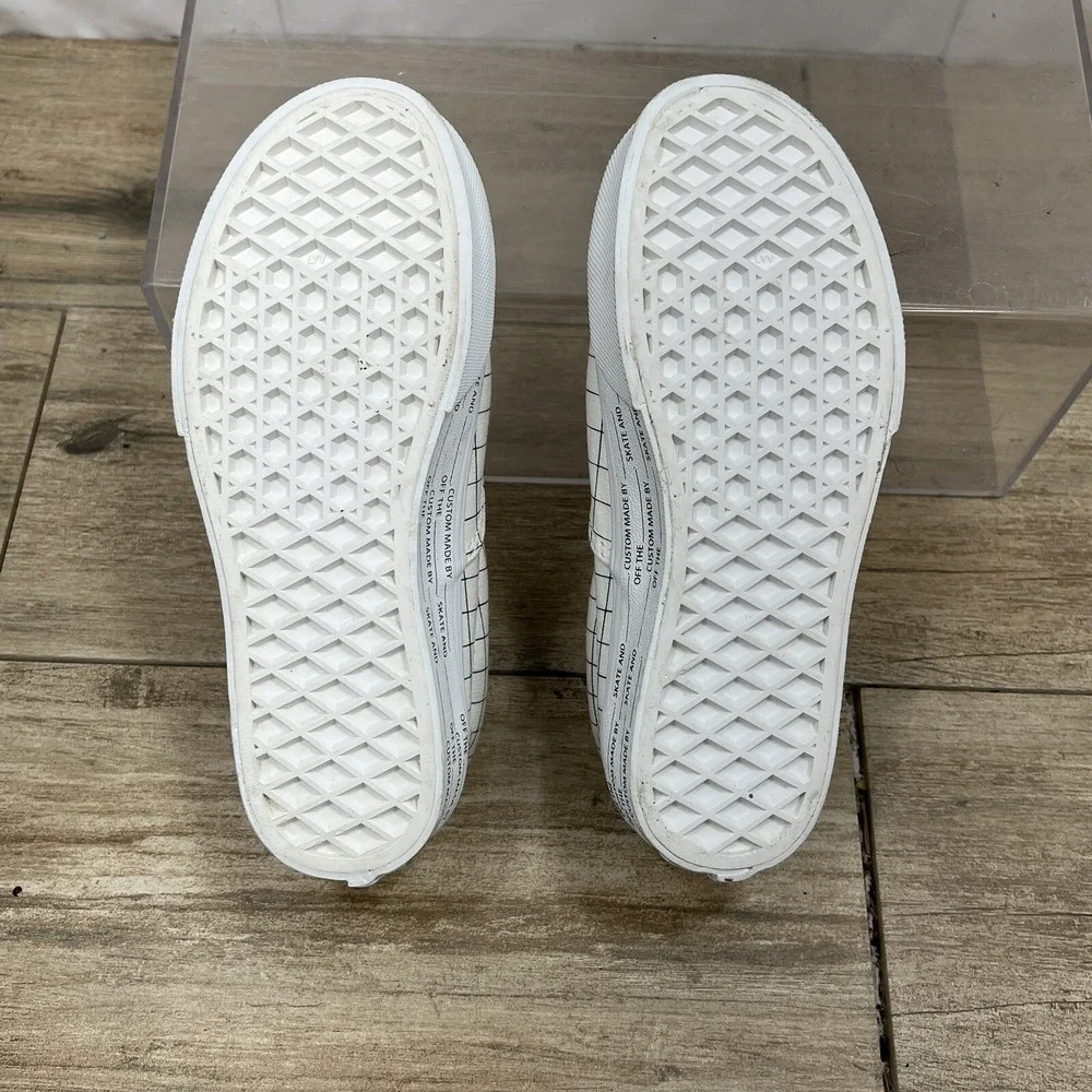 Vans Era U-Color Checkerboard White Shoes Kids Size 1